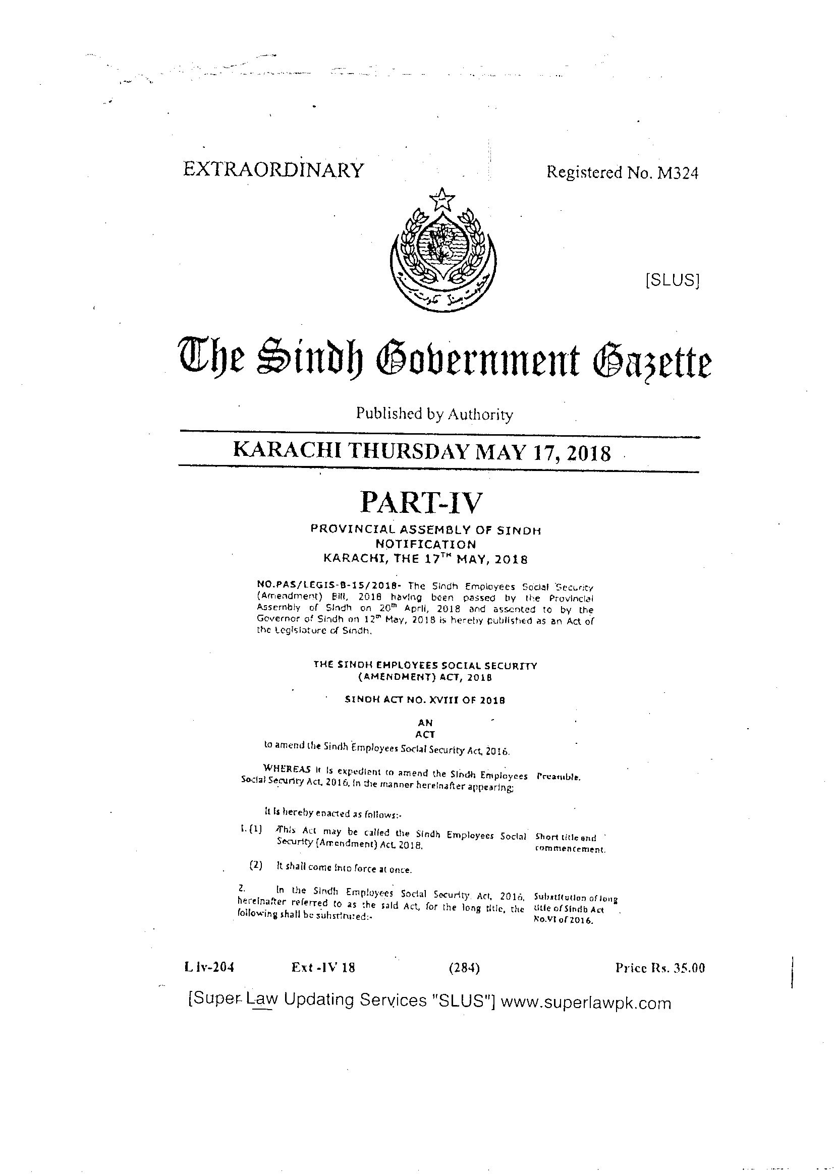 employees social security act 1969